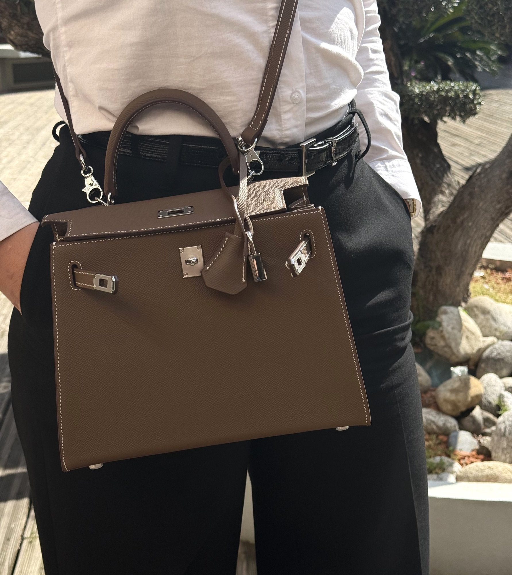 Kelly Étoupe porté