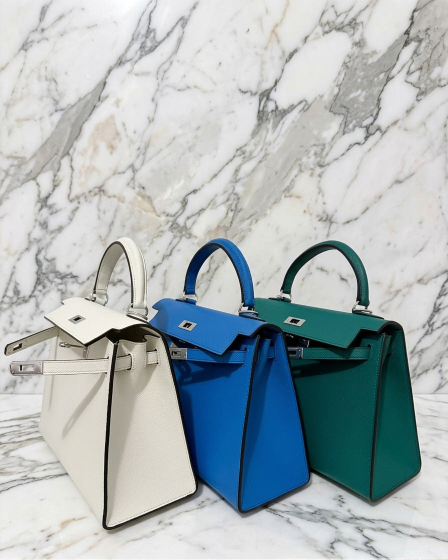 Sacs blanc bleu vert Maison Hutia